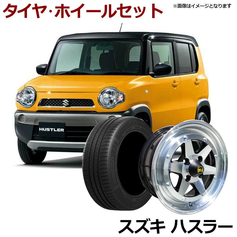 アルミホイール ロンシャン XR4 4本セット タイヤ付き ハスラー