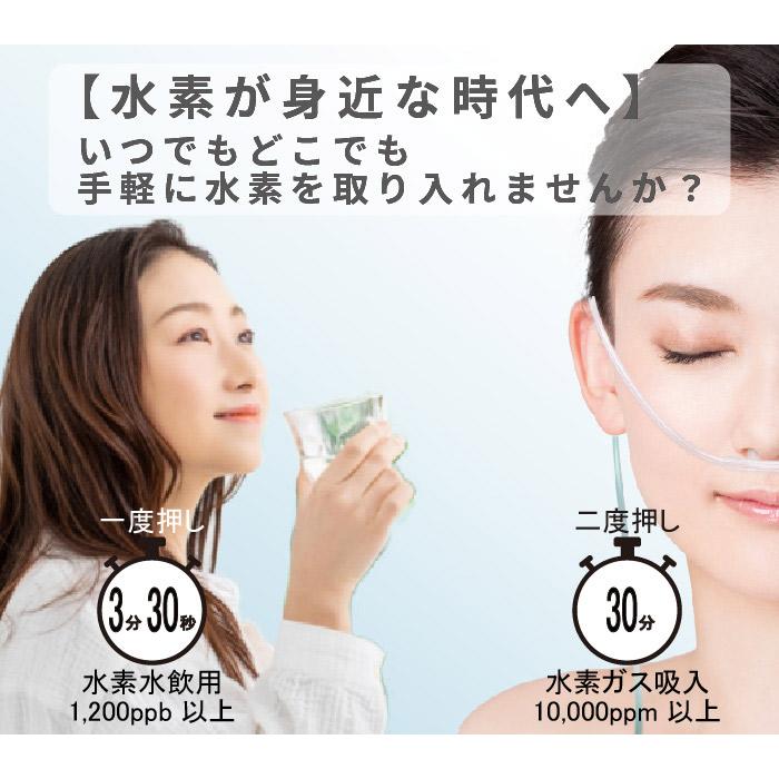 最新モデル】 ダブル水素ボトル【メーカー公認販売店】 カニューレ1本
