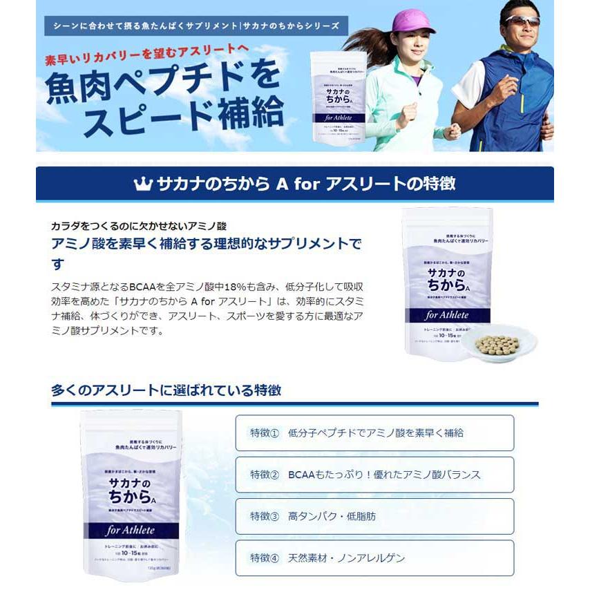 サカナのちから A for アスリート 鈴廣かまぼこ開発「魚のアミノ酸