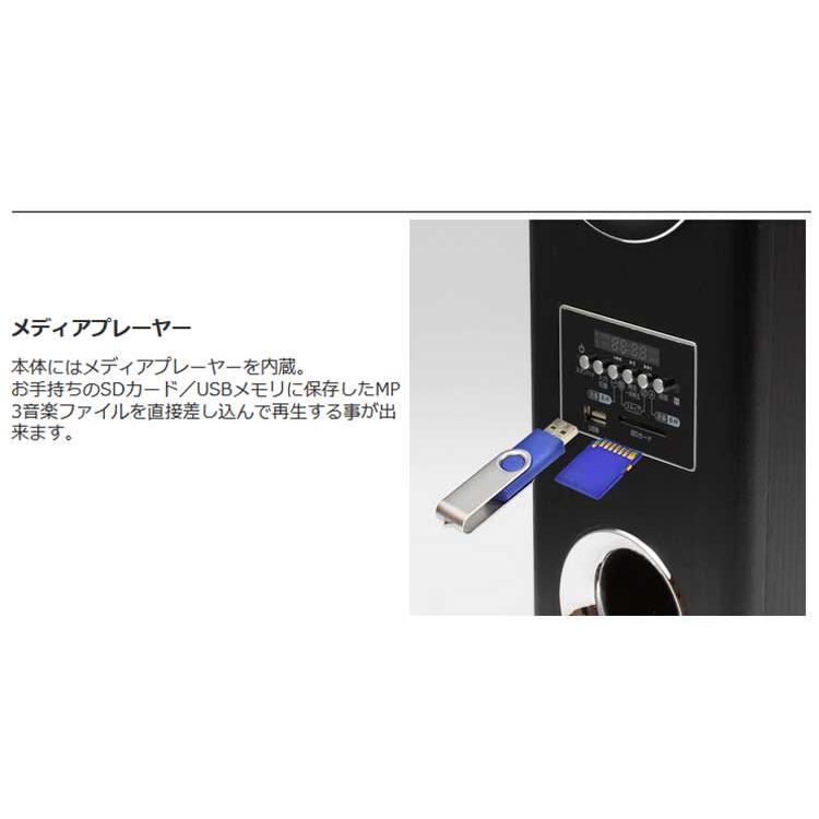 ダイナミック・サウンドスピーカー DS-12 クマザキエイム アンプ内蔵