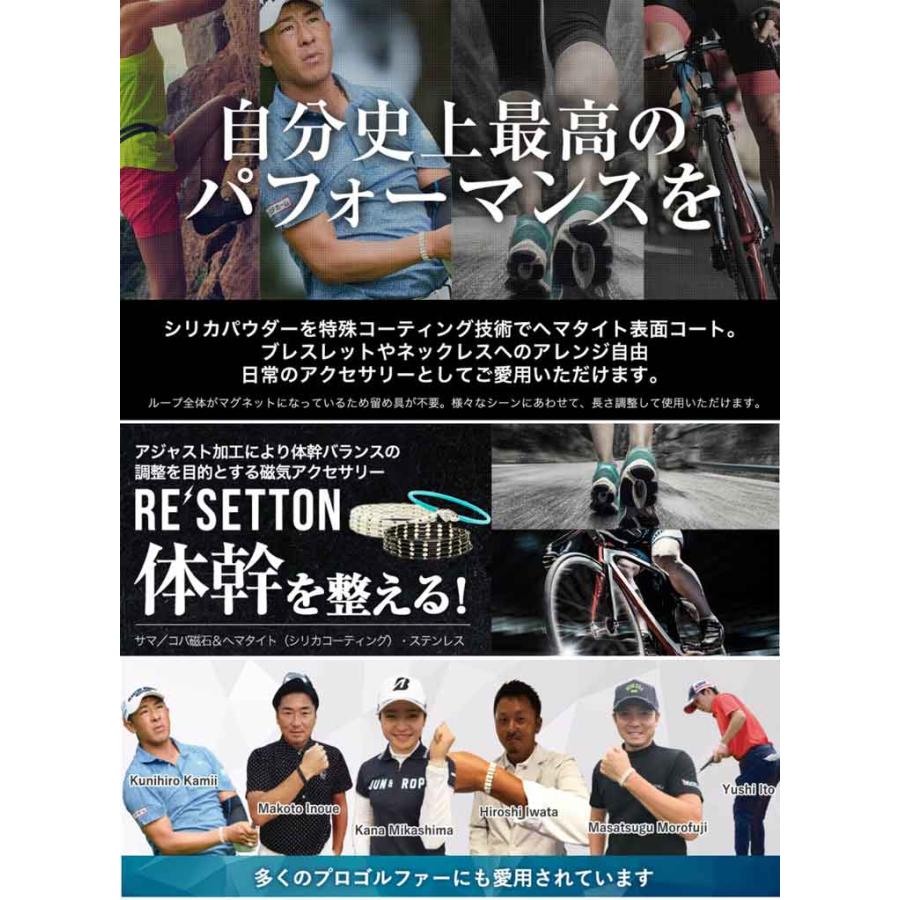 リセットン ヘマタイト・サマコバ磁石（黒／白）・テラヘルツミラー