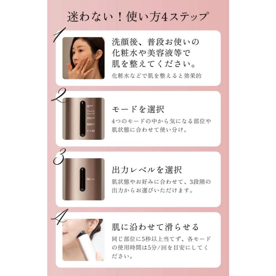 LDM水滴家庭用美顔器 SELINI LDM BOOST PRO 美シェーバー特典付き