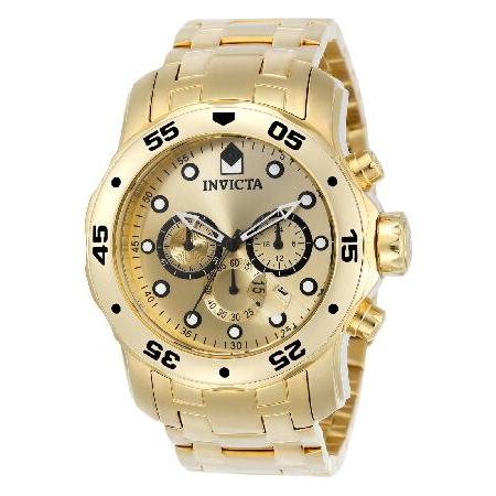インビクタ] 腕時計 Pro Diver 石英 48mm ケース ゴールド ステンレス 