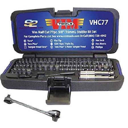 平行輸入品】VIMツールVHC77 '77-ピース 'ハーフカットスタビービット