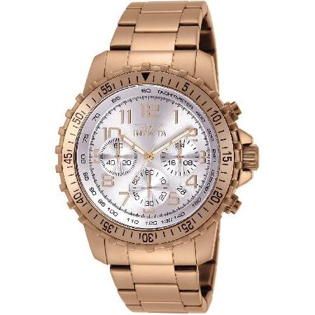インビクタ　クロノグラフ 時計 ゴールド シルバー INVICTA（インビクタ） 【平行輸入品】Invicta 11368 メンズ