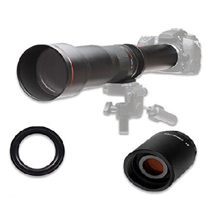 650-1300mm 望遠ズームレンズ f/8 手動望遠レンズ Pentax K-S1 K-500 K 