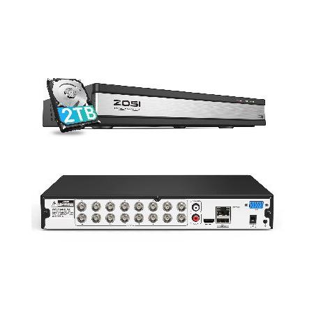 平行輸入品】ZOSI DVR for Security Camera,H.265+ Full 1080P Video