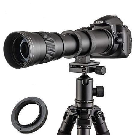 平行輸入品】JINTU 420-800mm f/8.3 手動望遠ズームレンズ + Tマウント