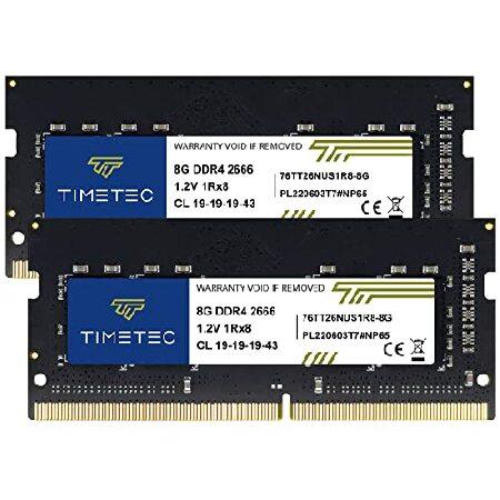 平行輸入品】Timetec 16GB キット(2x8GB) DDR4 2666MHz (DDR4-2666