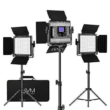 平行輸入品】GVM RGB LED Video Lighting Kit, 800D Studio Lights