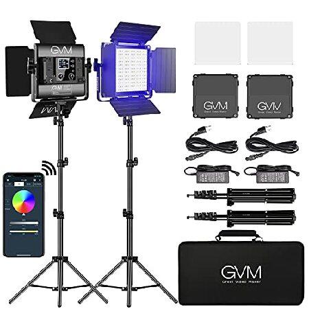 GVM RGB LEDビデオライト アプリコントロール付き撮影用照明 800D GVM RGB LEDビデオライト アプリコントロール付き撮影用照明