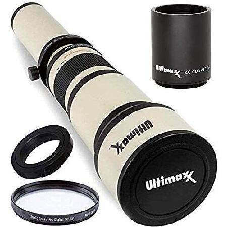 平行輸入品】Ultimaxx 650-1300mm 望遠ズームレンズセット Nikon D7500