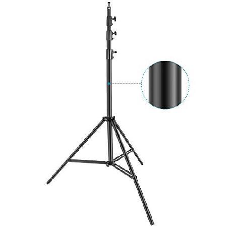 平行輸入品】NEEWER 高耐久ライトスタンド 金属製 4m 調整可能 写真 