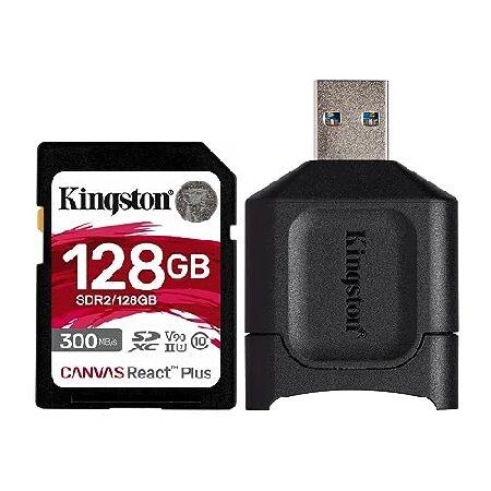 キングストン SDXCカード 128GB 最大300MB/s UHS-II V90 4K 8K