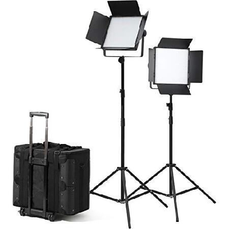 GODOX LEDライト LED1000Bi II +１灯　合計2塔　収納付 GODOX（ゴドックス） 【平行輸入品】GODOX LED1000Bi II Bi-Color LED