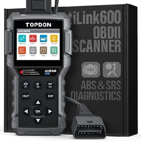 TOPDON AL600 obd2 車 診断機 日本語 スキャンツール 12V車用故障診断 