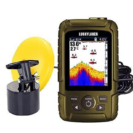 LUCKYLAKER 魚群探知機 水深測定器 Y2020-CDT : b097pm18lc : Trade 