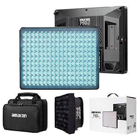 Aputure amaran P60c LEDパネル ビデオライト RGBWW 60W CRI 95+ TLCI 