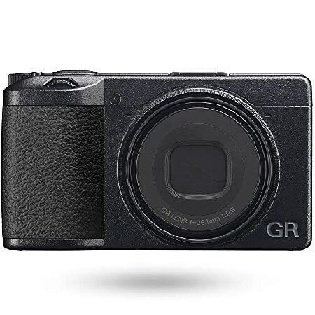 平行輸入品】Ricoh GR IIIx, Black, Digital Compact Camera with 24MP