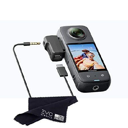 Insta360 【平行輸入品】Insta360 X3 マイクアダプター 外部マイク 