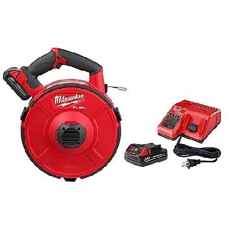 フィッシュテープ　ケーブル 青黒 　約26m Milwaukee（ミルウォーキー） 【平行輸入品】M18 燃料角度 240フィート