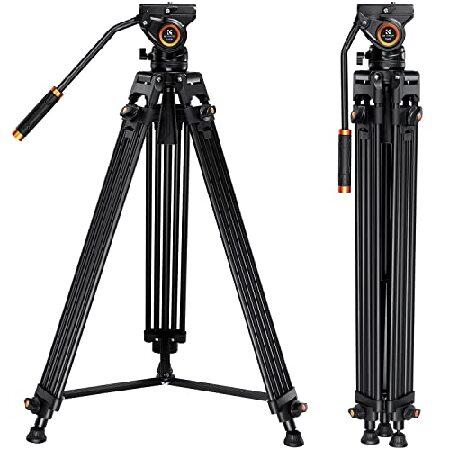 平行輸入品】K＆F Concept 72インチ/184cm 高耐久ビデオ三脚。 : Trade