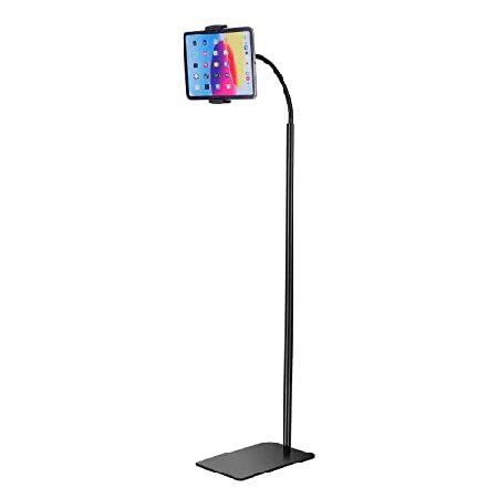 LanPavilion iPadスタンド 調節可能 iPadフロアスタンド メタル 