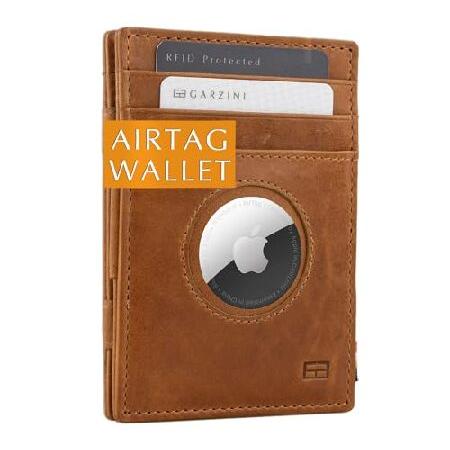 平行輸入品】GARZINI Magic AirTag Wallet, Mens Wallet with Airtag
