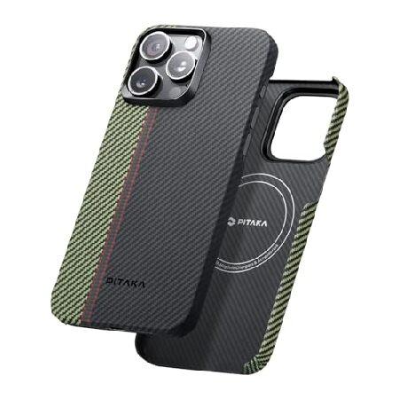 美品　iPhone15pro 128GB PITAKAケース付き 平行輸入品】pitaka iPhone 15 Pro ケース MagSafe対応 スリム＆軽量