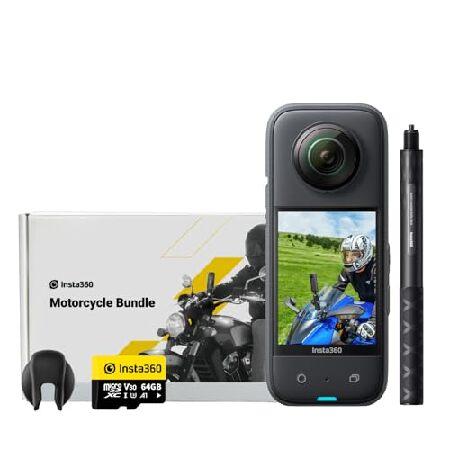 翌日発送 Insta360 X3 本体 バイク撮影キット 付属品多数 平行輸入品】Insta360 X3-バイク撮影セット アップデート版｜360度防水