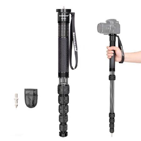 アルミ合金 koolehaoda 一脚 ポータブル写真撮影用アルミ合金一脚スティック K-266 ブラック - K-266 ブラック