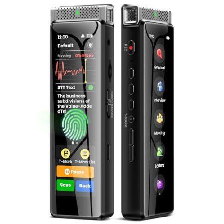 innioasis R1 Enregistreur vocal numérique avec lecture 72 Go Écran tactile complet avec
