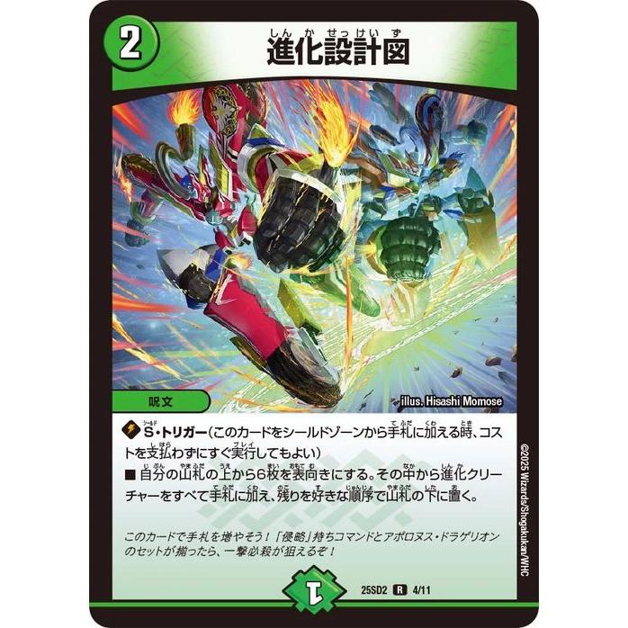 デュエル・マスターズ 進化設計図(レア) 力の王道（DM25-SD2