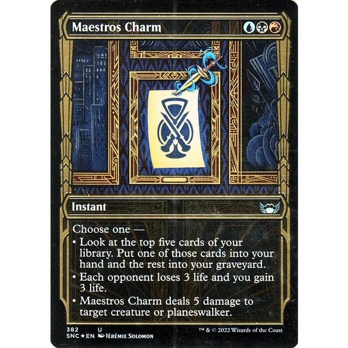 MTG マジック：ザ・ギャザリング 貴顕廊一家の魔除け Foil フォイル セットブースター開封 ニューカペナの街角 SNC-382 日本語版 多色｜trade-lab-japan