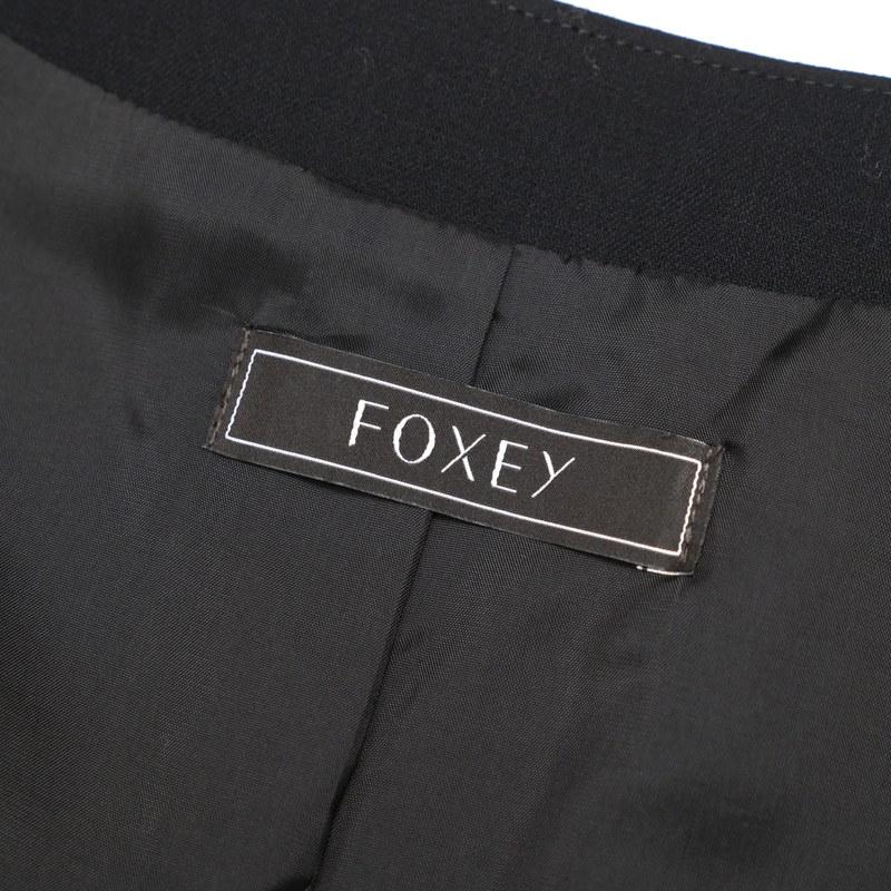 foxey ノーカラージャケット　フォーマル　ジャケット　38 FOXEY（フォクシー） 美品 ノーカラージャケット サイズ38 : トレード