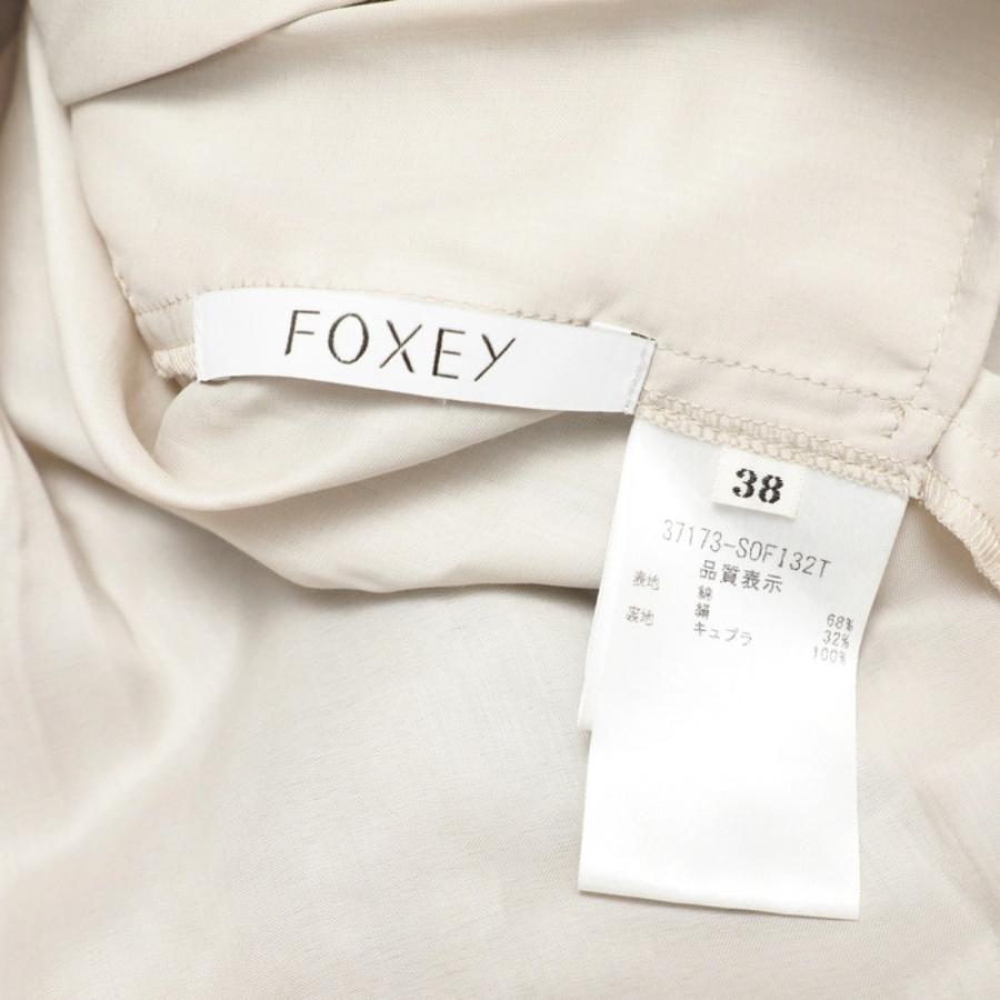 美品 FOXEY フォクシー French Cheer ワンピース サイズ38 ノースリーブ ミディ ティアードワンピース