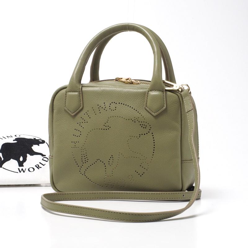 Hunting World（ハンティング・ワールド） 美品 ハンドバッグ トート 
