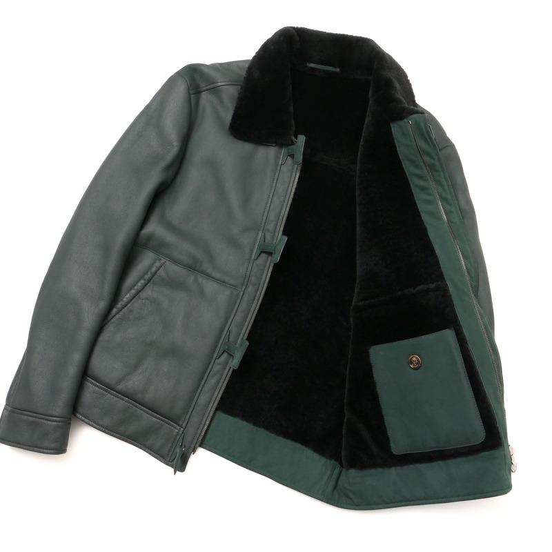 □美品□Berluti ベルルッティ サイズR56 ムートンジャケット ジップ