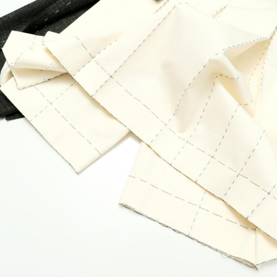 Maison Margiela メゾン マルジェラ パンツ サイズ38（155/62A） ツイード切替 レイヤード プリーツ ガウチョ ワイドパンツ_6