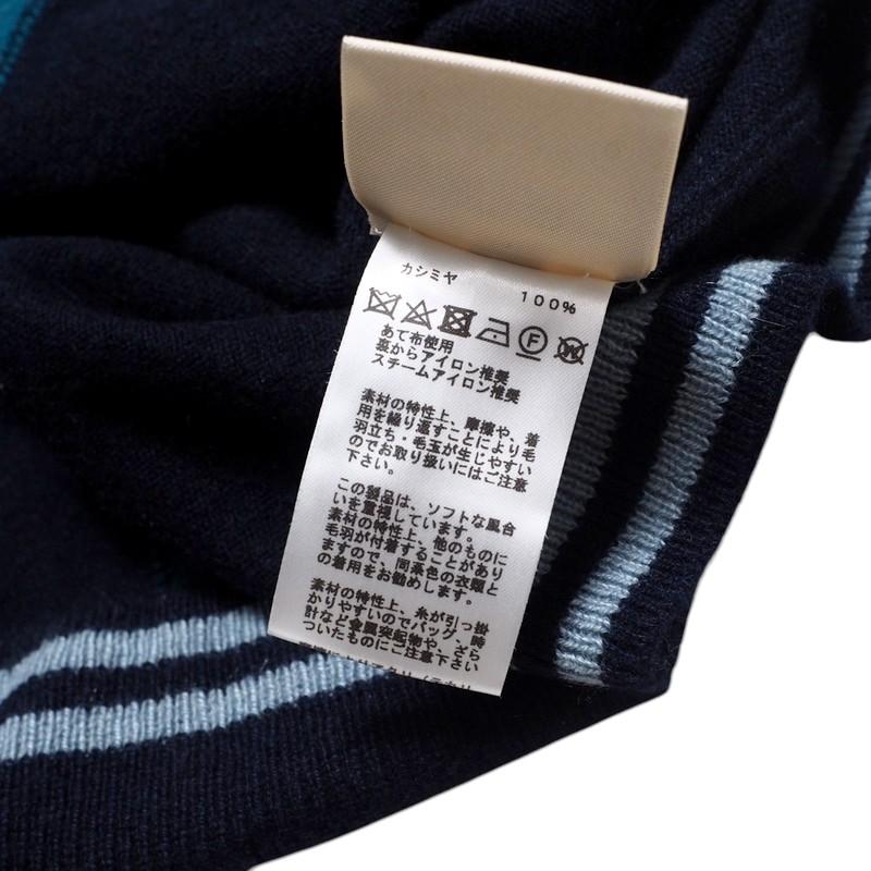 美品 2023年製■HERMES エルメス ワンピース サイズ40 BRIDES de GALA Tartan ブリッド ドゥ ガラ タータン 総カシミヤ ニットワンピース