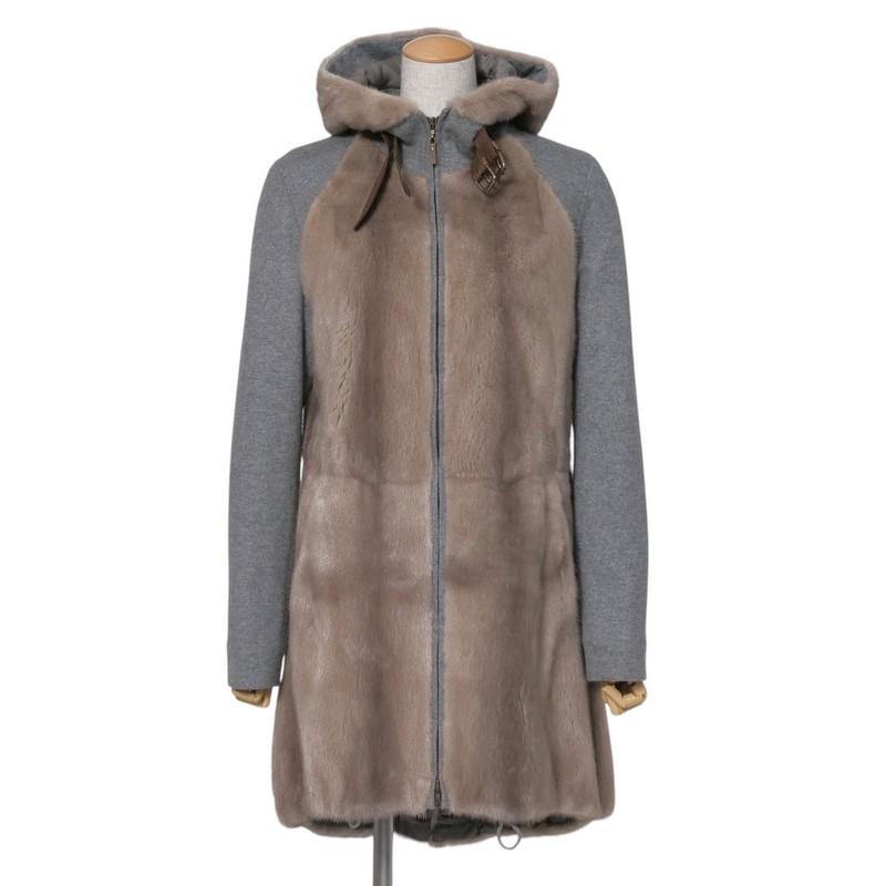 BRUNELLO CUCINELLI（ブルネロクチネリ） コート サイズ42 ファー