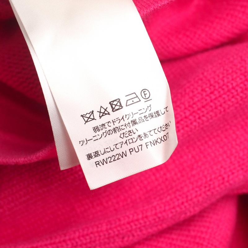 2022AW■LOUIS VUITTON ルイ・ヴィトン パンツ サイズXS カシミヤ × コットン ニットパンツ ジップスリット_6