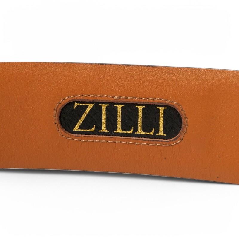 ZILLI ジリー ベルト サイズ46/115 クロコダイルレザー 本ワニ革