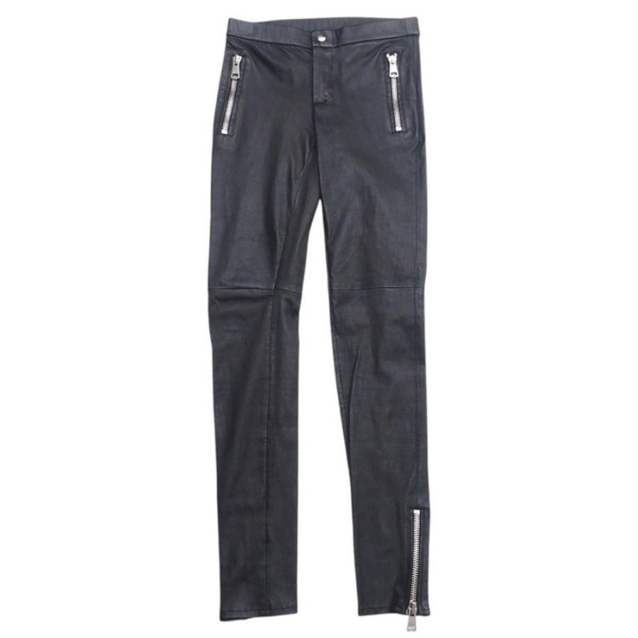 美品 GUCCI グッチ ラムレザーパンツ GUCCI（グッチ） スキニーパンツ サイズ36 ラムレザーパンツ