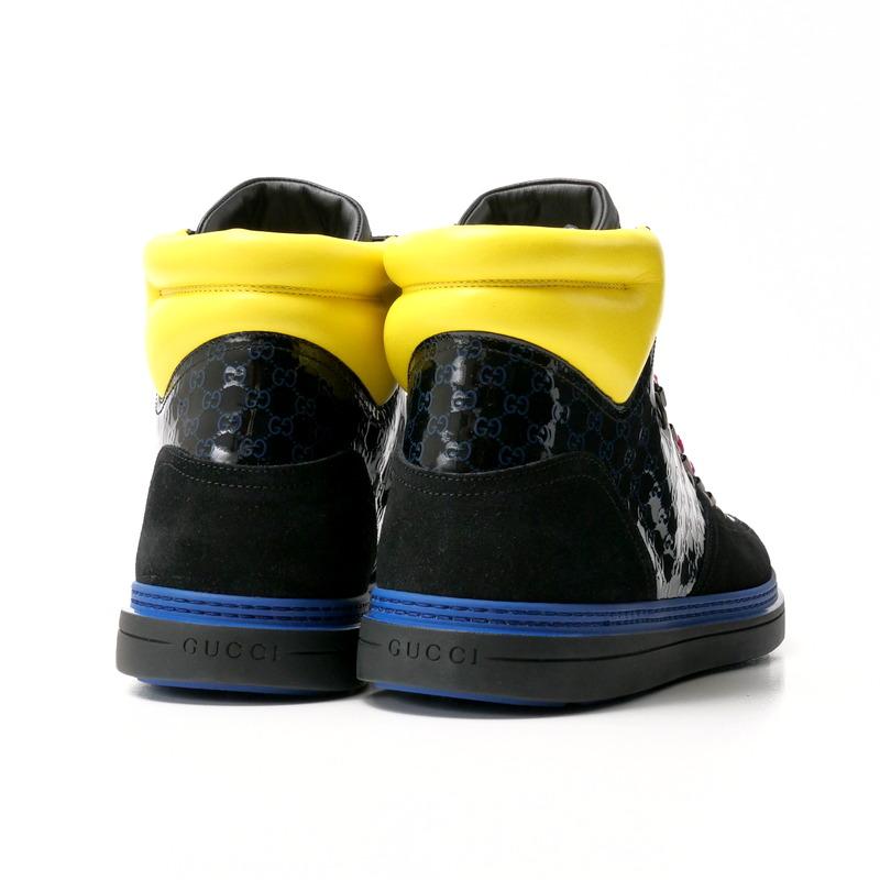 GUCCI（グッチ） 未使用 スニーカー サイズ10 2/1G レザー ハイカット