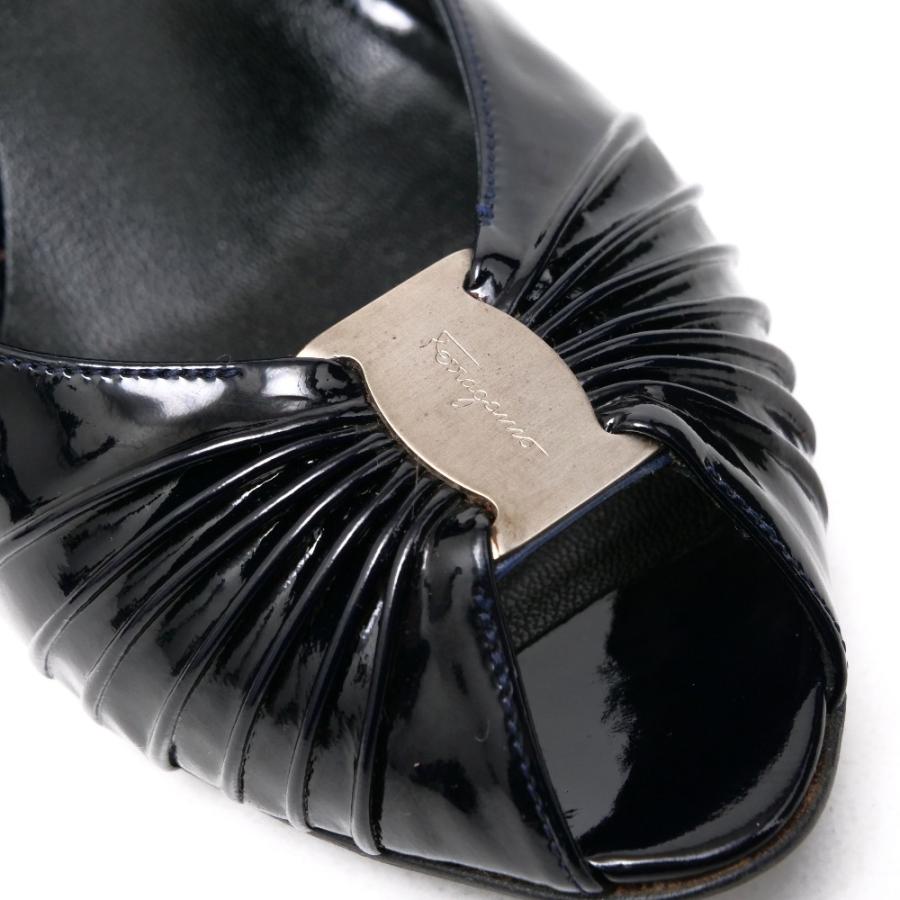 サルヴァトーレフェラガモ　パンプス　リボン　8 1/2 C Salvatore Ferragamo サルヴァトーレフェラガモ パンプス サイズ8 1/2