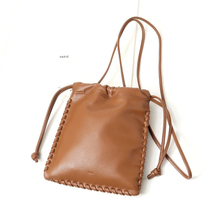 VASIC ウェルズ ミニミニ　巾着バッグ VASIC ヴァジック Wells Mini ショルダーバッグ 巾着バッグ レザー