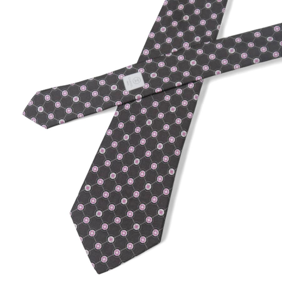 【新品未使用】CHANEL ネクタイ　ココマーク　cc柄 CHANEL（シャネル） 美品 ネクタイ CC ココマーク ドット 総柄