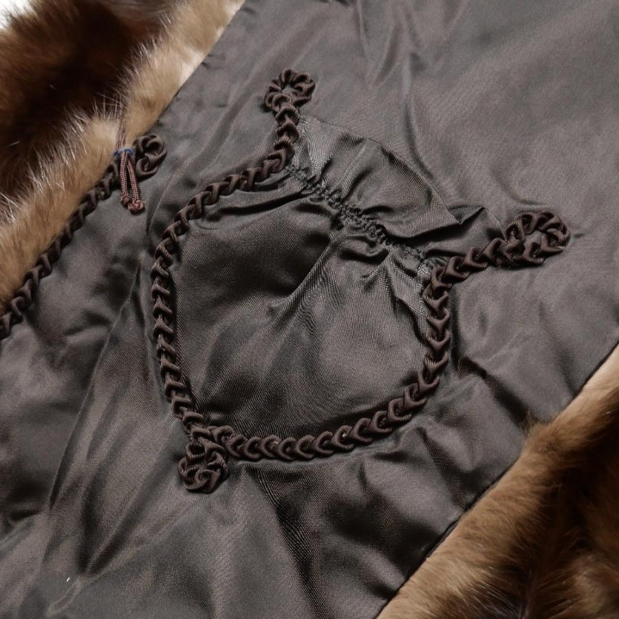 美品 SOBOL ソボル ロシアンセーブル ストール セーブルファー 大判