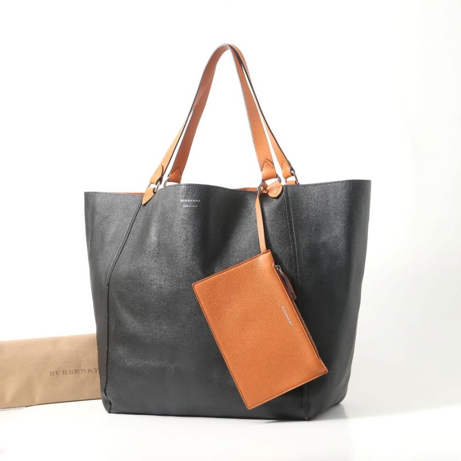 BURBERRY（バーバリー） 美品 トートバッグ リバーシブル ロゴ レザー
